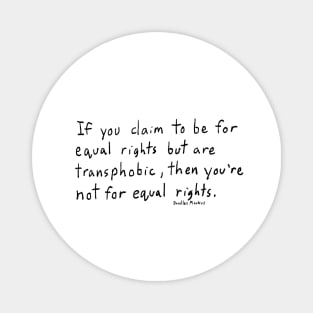 Equal Rights (white background) Magnet